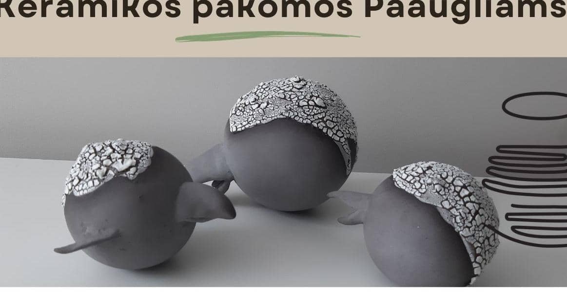 Keramikos pamokos Paaugliams/ceramics courses 2026-09-16