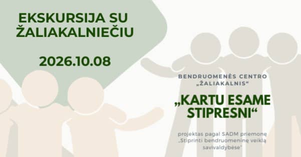 „Kartu esame stipresni“: Ekskursija su žaliakalniečiu (Žaliakalnio centrinė dalis)