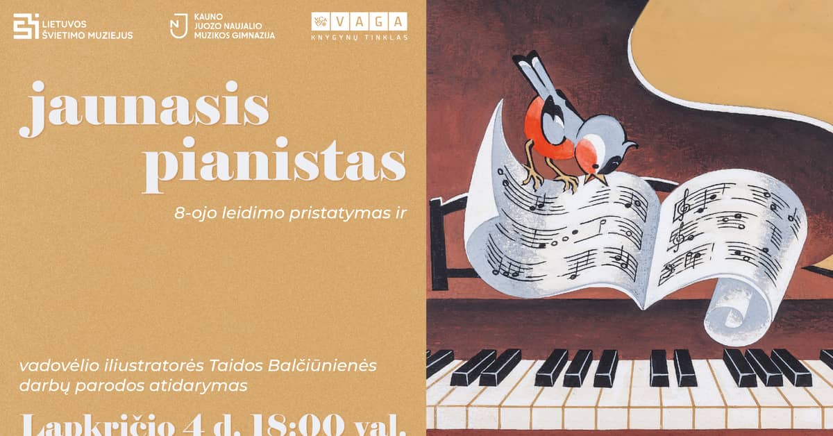 Parodos „Taida Balčiūnienė ir jaunasis pianistas” atidarymas