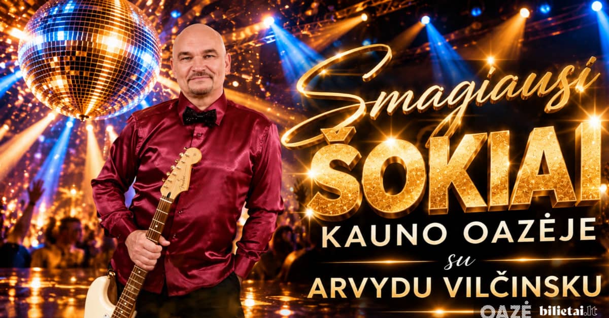 OAZĖS ŠOKIAI su ARVYDU VILČINSKU | Kauno OAZĖ