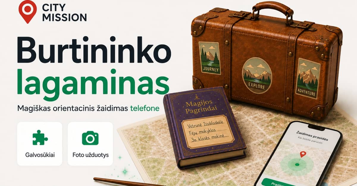 Orientacinis žaidimas „Kauno burtininkas“