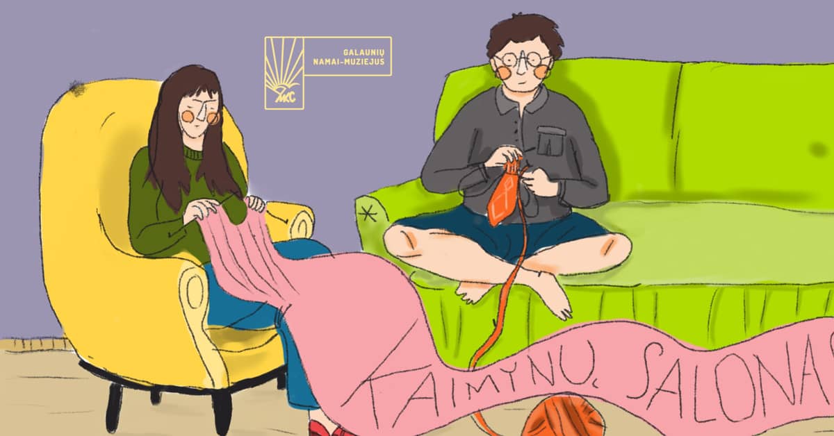 Susitikimas KAIMYNŲ SALONAS, Galaunių namuose-muziejuje