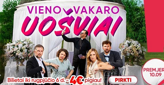 Domino teatro Premjera Vieno vakaro uošviai