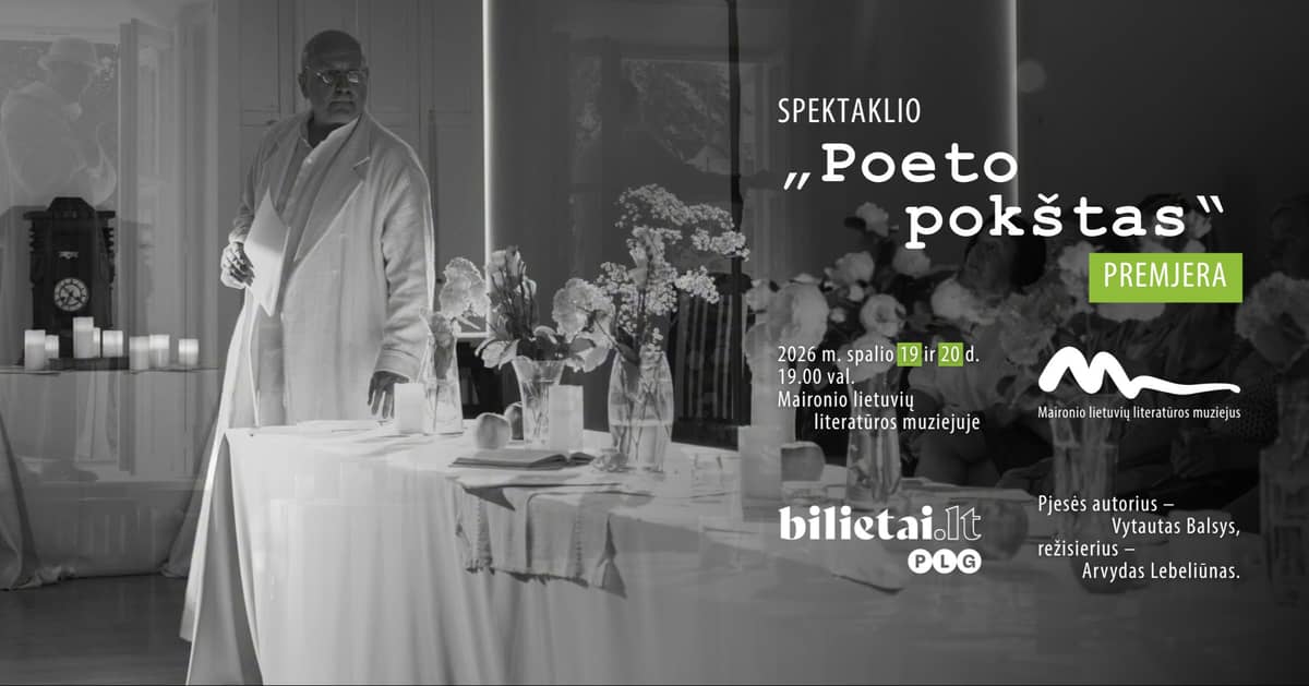 Spektaklio „Poeto pokštas“ premjera