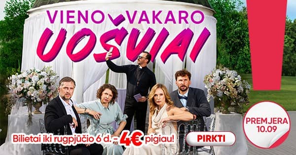 Domino teatro Premjera Vieno vakaro uošviai