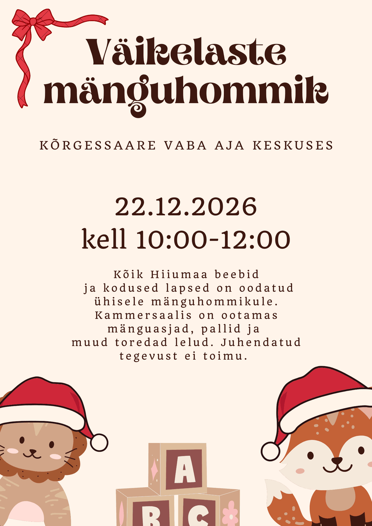 Mažylių žaidimų rytas