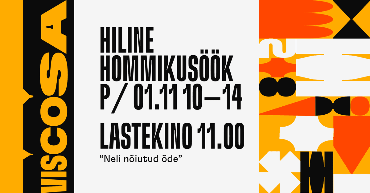 Vėlyvieji pusryčiai ir vaikų kinas Viscosoje!