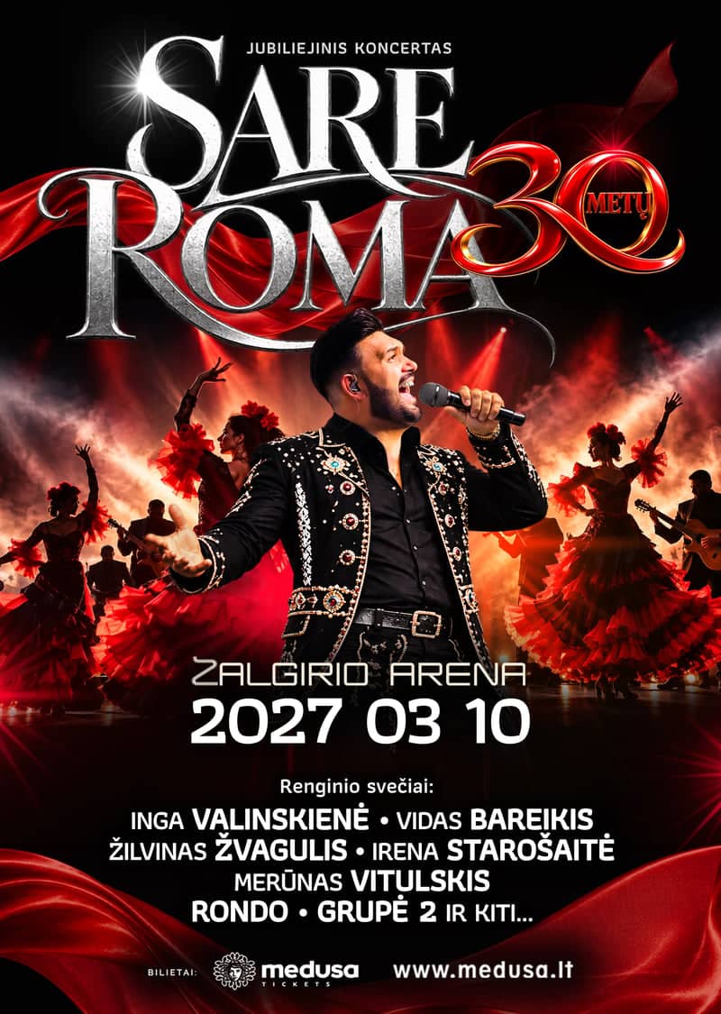 SARE ROMA IR DRAUGAI | JUBILIEJINIS KONCERTAS