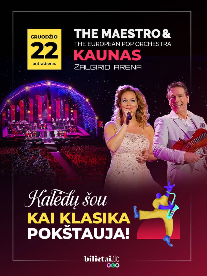 The Maestro & European Pop Ochestra | Kalėdų šou: Kai klasika pokštauja