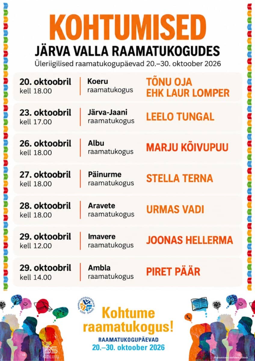 Susitikimai bibliotekose. Urmas Vadi