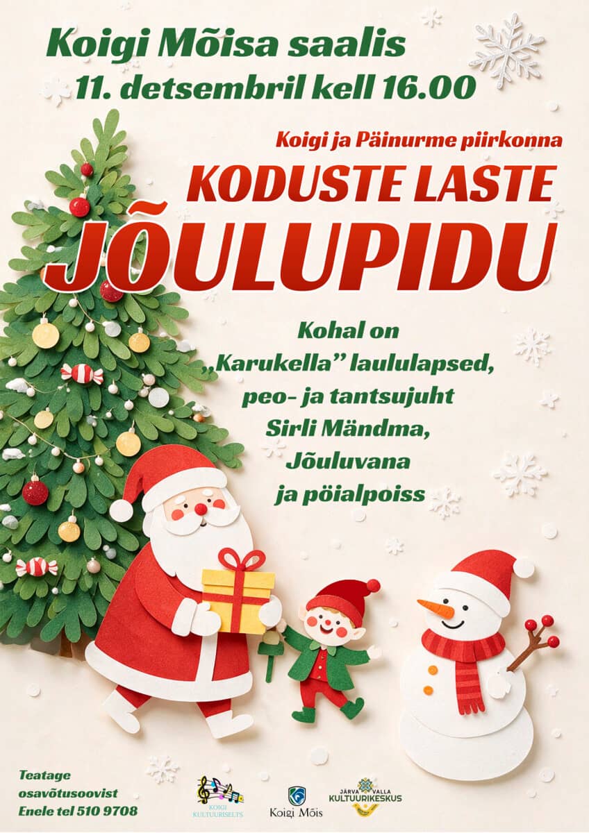 Koduste vaikų KALĖDŲ VAKARĖLIS