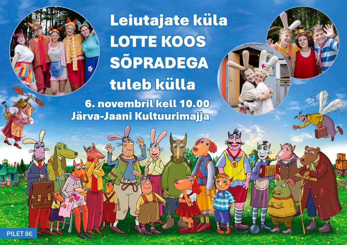 Išradėjų kaimas Lotė su draugais atvyksta į svečius