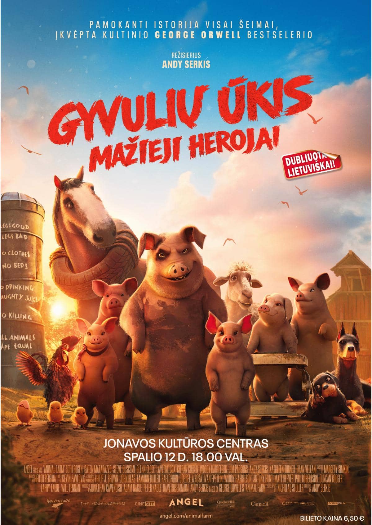 Kino filmas „Gyvulių ūkis: Mažieji herojai“