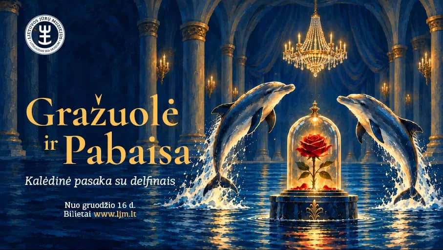 Kalėdinė pasaka su delfinais „Gražuolė ir Pabaisa“