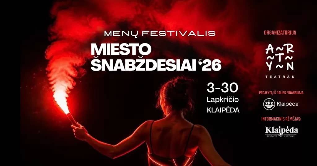 Menų festivalis „MIESTO ŠNABŽDESIAI 2026“