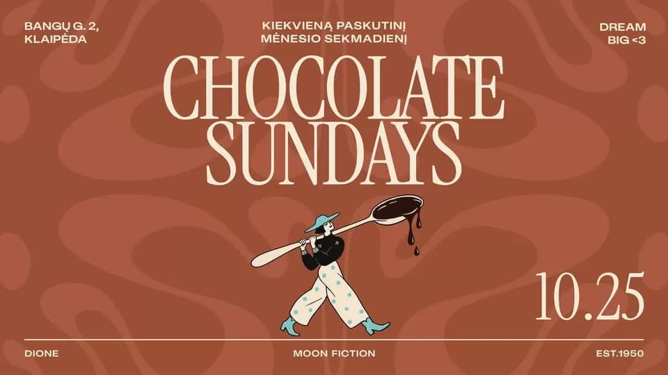 Šokolado degustacija „Chocolate Sunday”