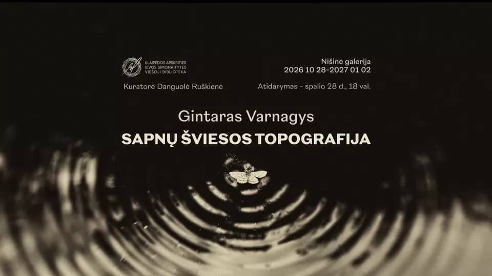 Gintaro Varnagio fotografijų parodos „Sapnų šviesos topografija” atidarymas