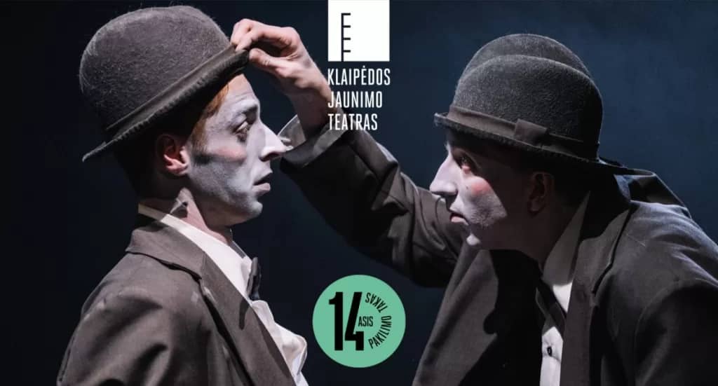 Titulinis Klaipėdos jaunimo teatras: spektaklis Belaukiant Godo (rež. P. Pinigis) Klaipėdos jaunimo teatras: spektaklis Belaukiant Godo