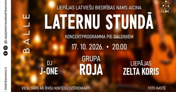 Koncerto programa prie staliukų „Žibintų valandą“