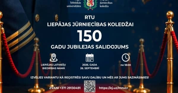 RTU Liepojos jūrų koledžo 150-mečio jubiliejaus susitikimas