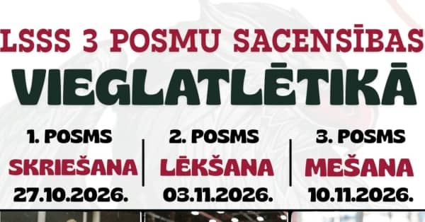 LSSS 3-asis etapas lengvojoje atletikoje