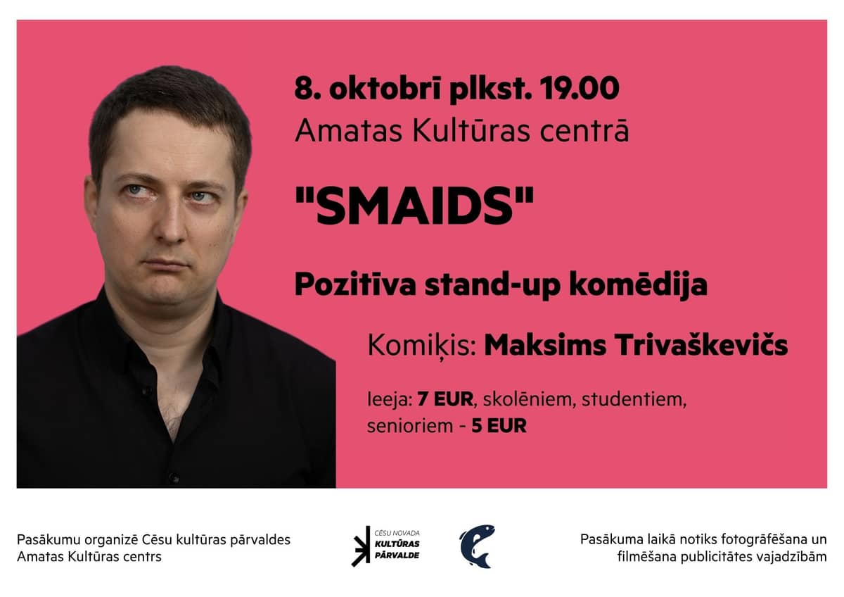 Maksimo Trivaškevičiaus stand-up komedija "Šypsena"