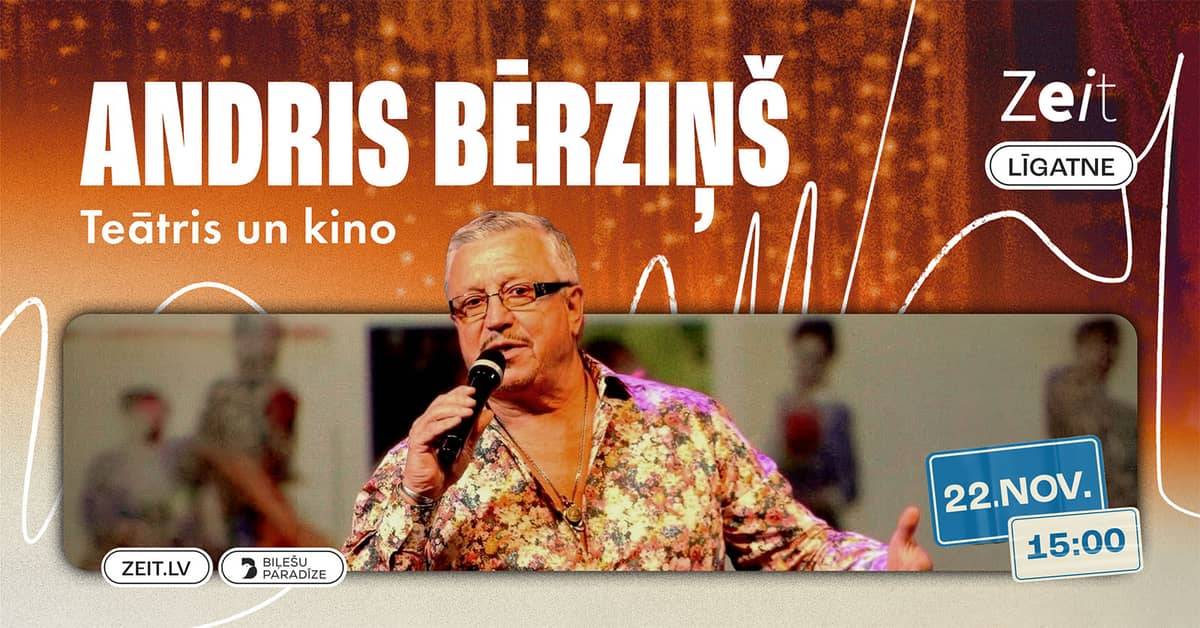 Andrio Bērziņio koncertas „Teatras ir kinas“