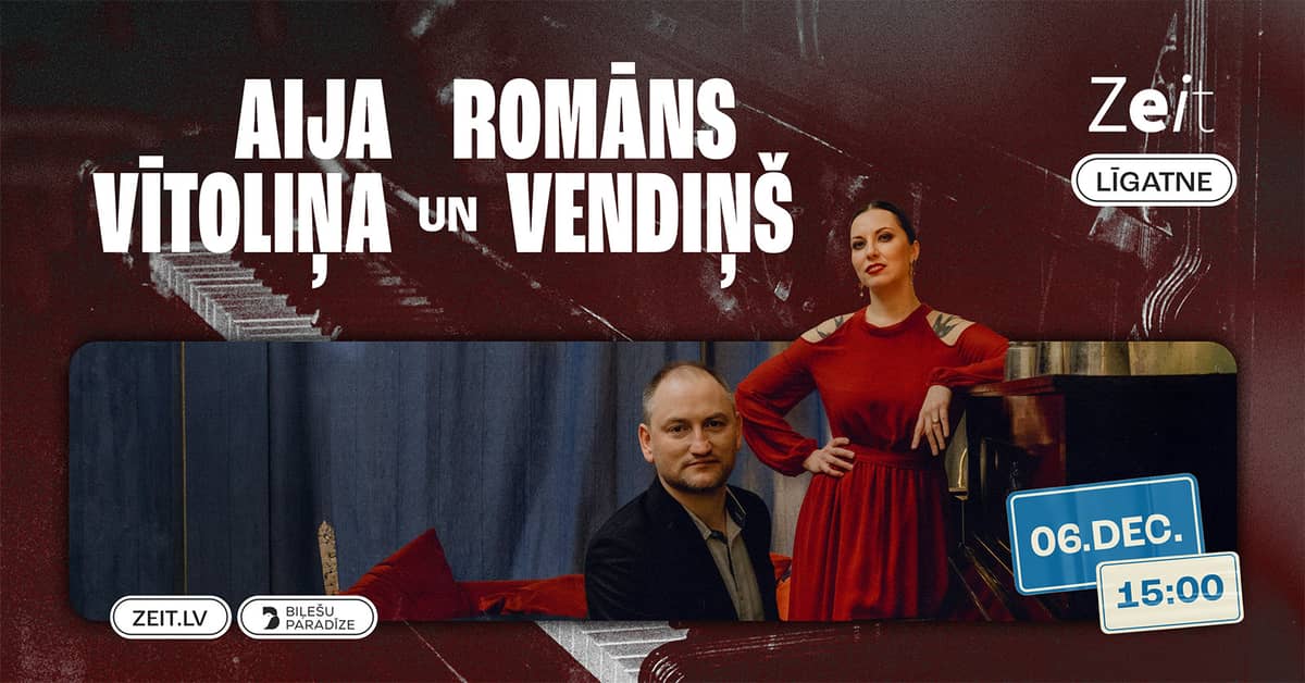 Dainininkės Aijos Vītoliņos ir pianisto Romāno Vendiņo koncertas