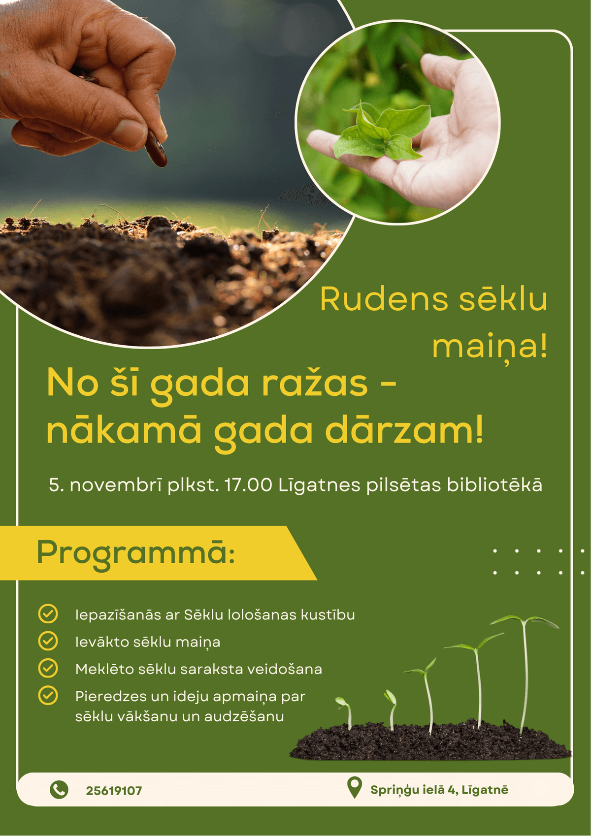 Rudens sėklų mainai