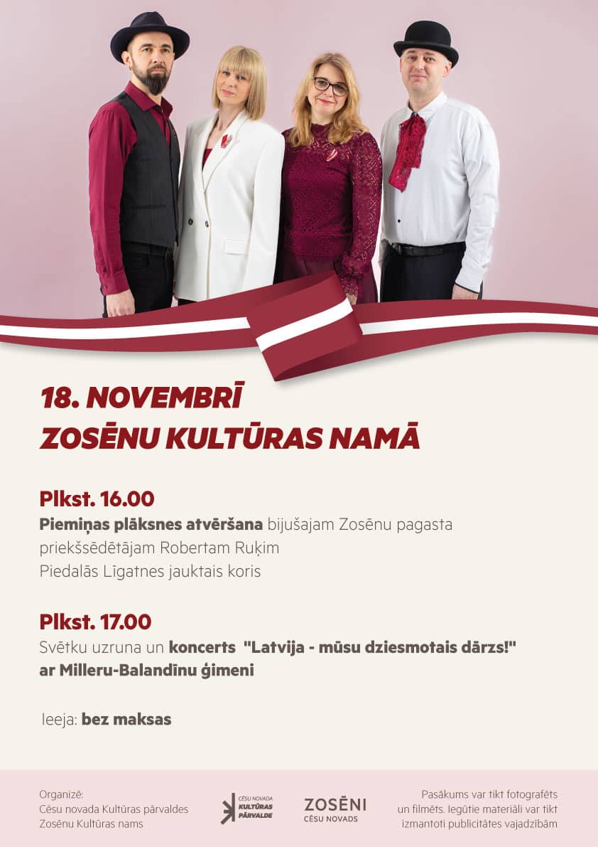 Plokštelės pristatymas ir koncertas su Miller-Balandinų šeima