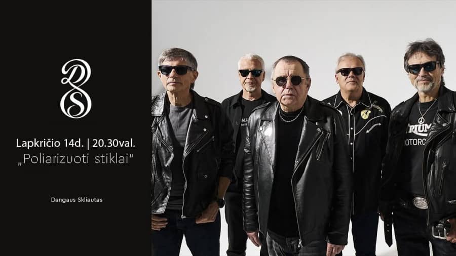 Grupės ,,Poliarizuoti Stiklai" muzikos ir šokių vakaras