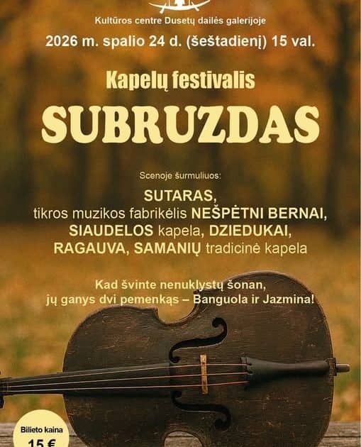 Kapelų festivalis „Subruzdas“