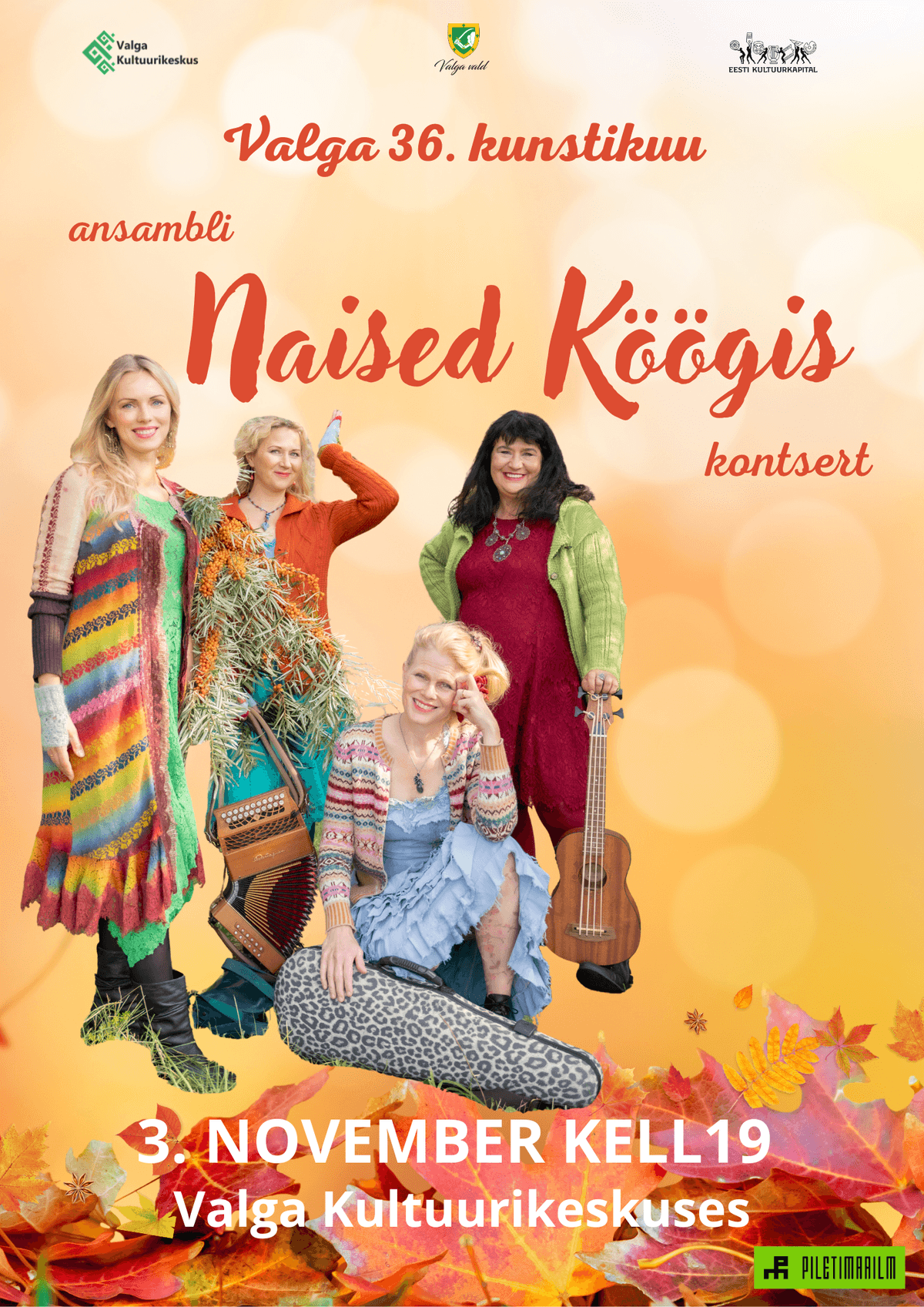 Ansamblio Naised köögis koncertas