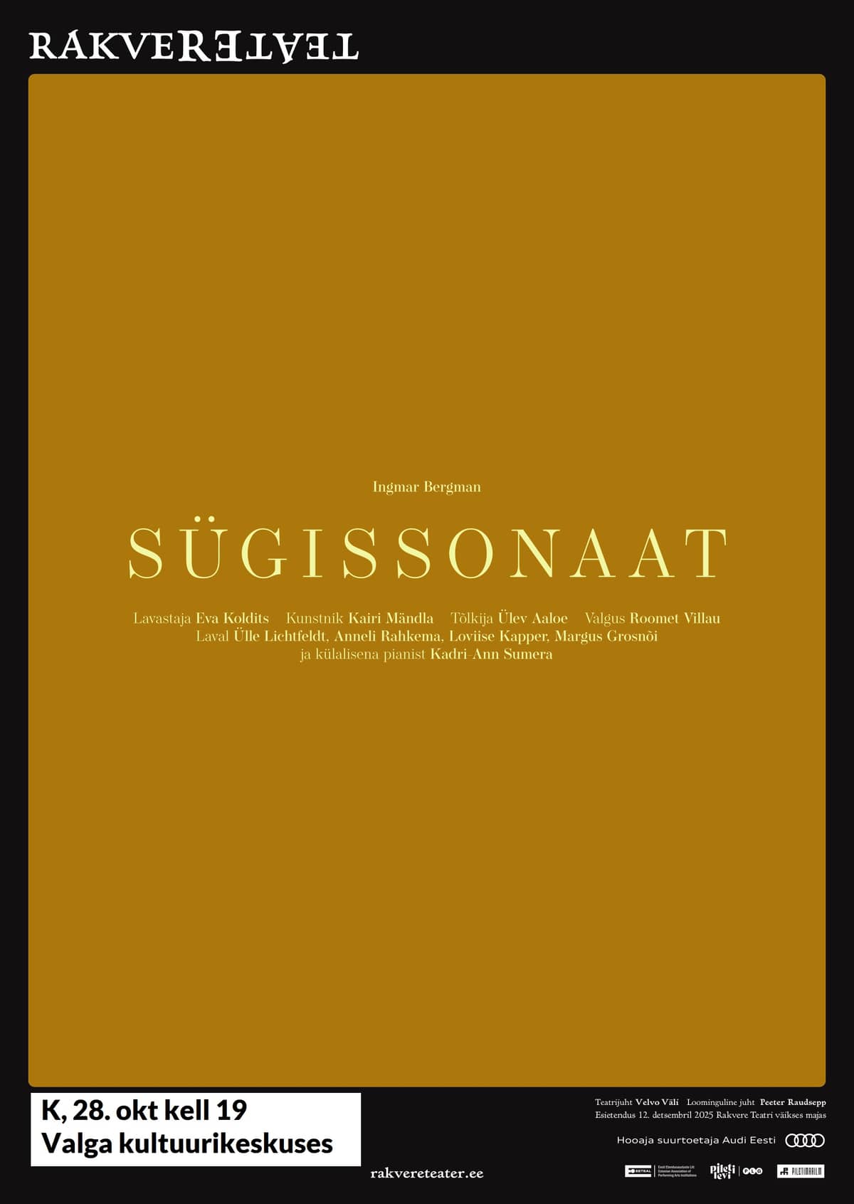 Rakverės teatro spektaklis "Sügissonaat"