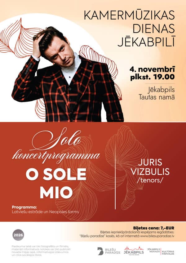 Jura Vizbulio solinio koncerto programa “O sole mio”