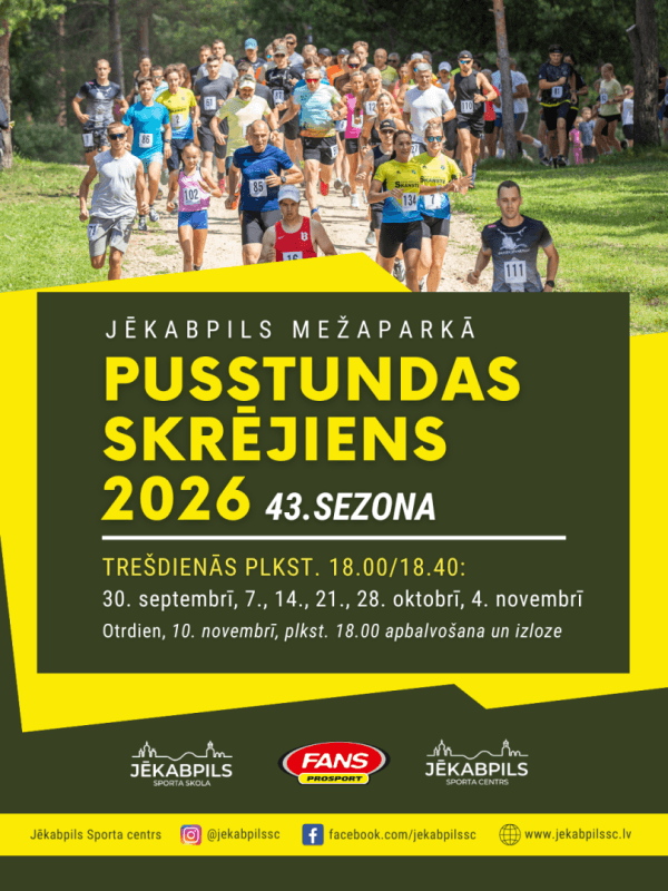 Pusvalandės bėgimas 2026