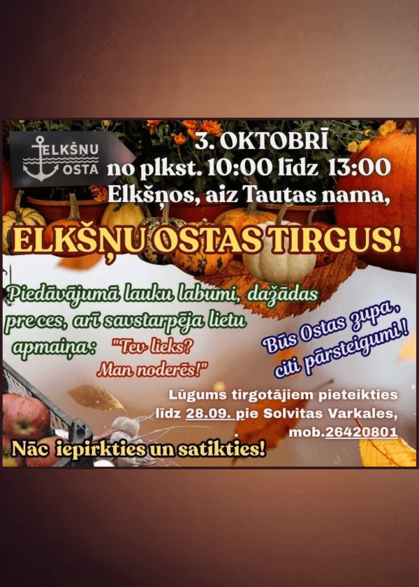 ELKŠŅI UOSTO TURGUS