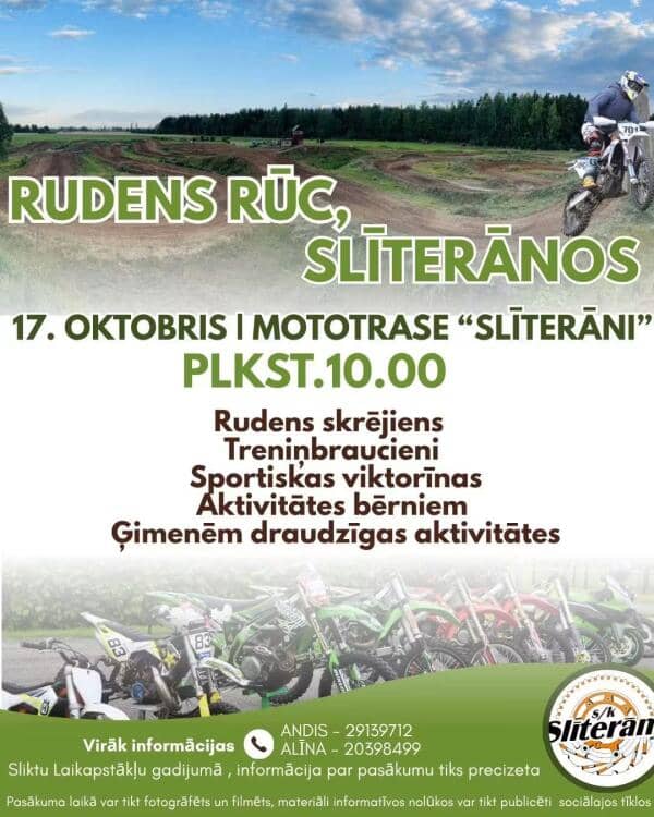 RUDENS RŪC MOTOTRASOJE „SLĪTERĀNI"