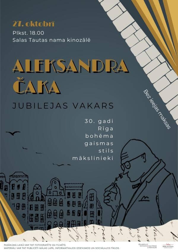 A. Čako jubiliejaus vakaras „Miglā asaro logs“ Saloje