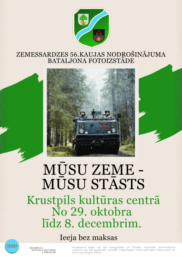 Fotografijų paroda „Mūsų žemė – mūsų istorija“ Jėkabpilyje