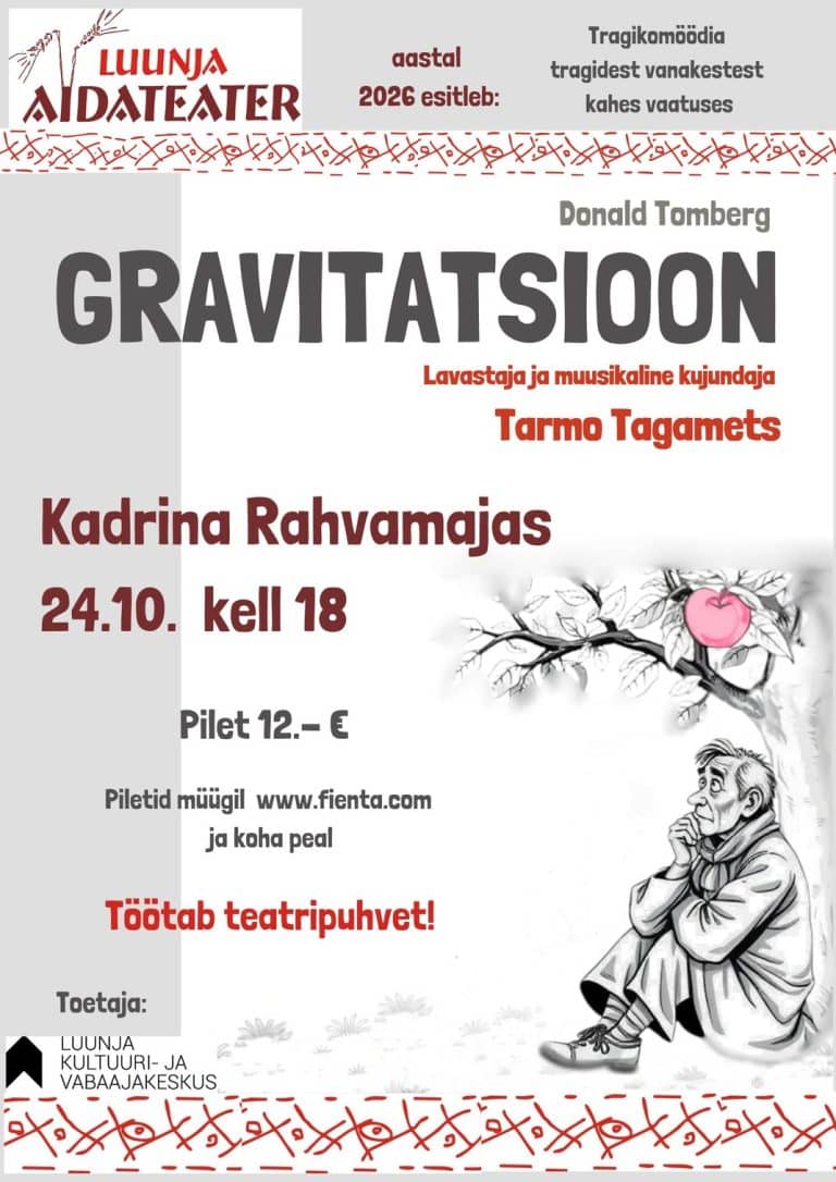 Luunja pagalbinio teatro spektaklis „Gravitacija“