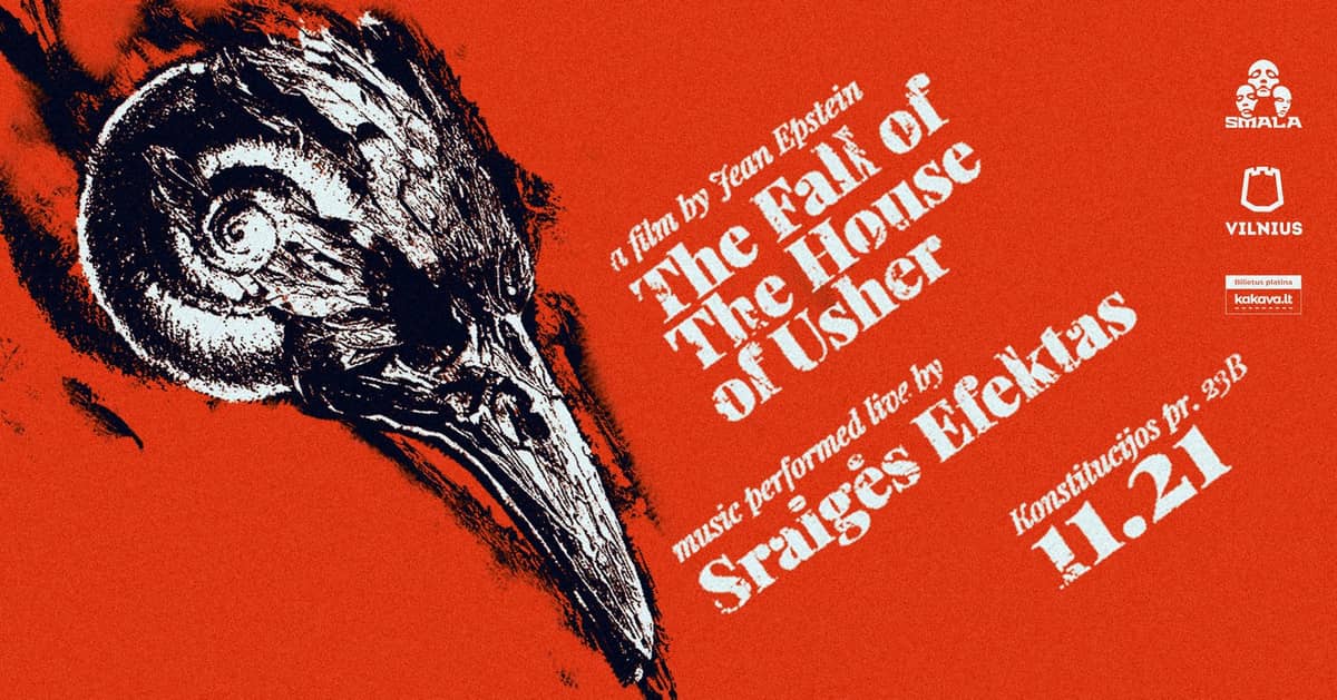 Sraigės Efektas – „The Fall of the House of Usher“ (1928)