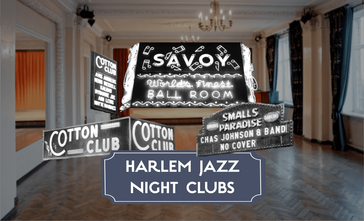 Harlem Jazz Night Clubs | paskaita + šokiai