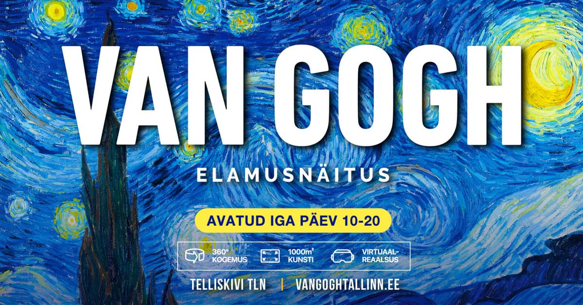 VAN GOGH / Lankstus bilietas: spalis. Bilietas su lanksčiu įėjimo laiku