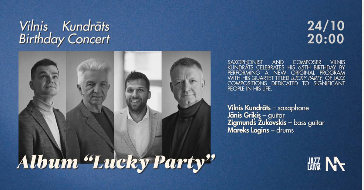 Vilnio Kundrato gimtadienio koncertas | Albumas „Lucky Party“