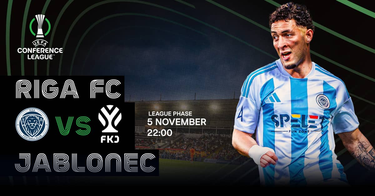 UEFA Conference League lygos etapas: Riga FC – FK Jablonec