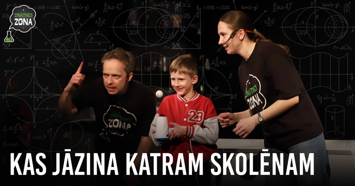 Mokslo teatras „Ką turėtų žinoti kiekvienas moksleivis“ latvių kalba