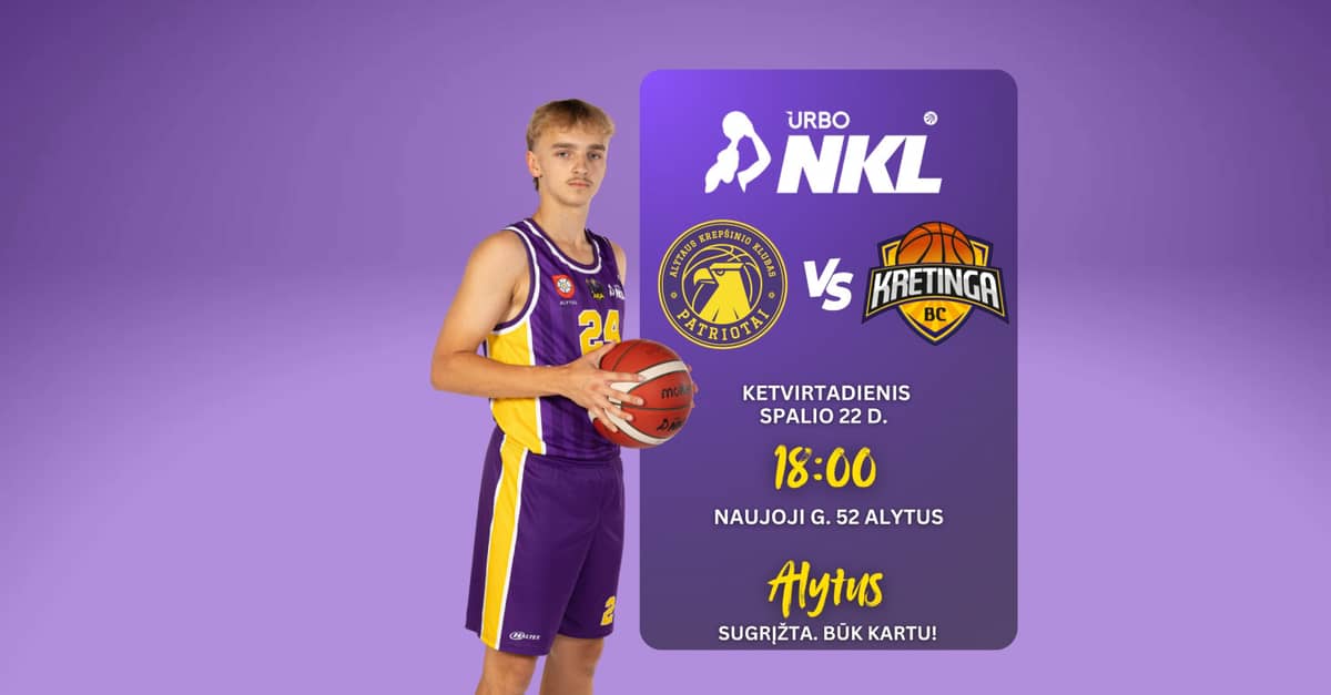 URBO-NKL: Alytaus ''Patriotai'' - Kretingos ''Kretinga-FlexBlow''