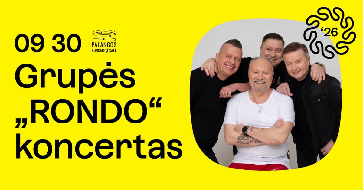 Legendinės grupės ''RONDO'' koncertas