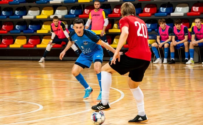 Salės futbolo aukščiausioji lyga | AVClub prieš Salaspils FA